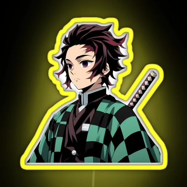 Tanjiro Art RGB Neon Sign