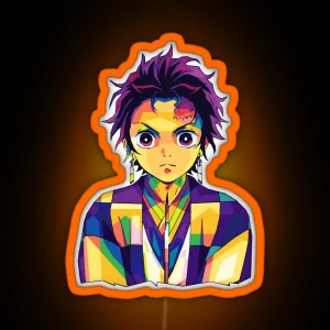 Tanjiro Demon Slayer RGB Neon Sign