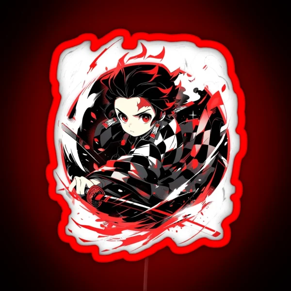 Tanjiro Demon Slayer RGB Neon Sign