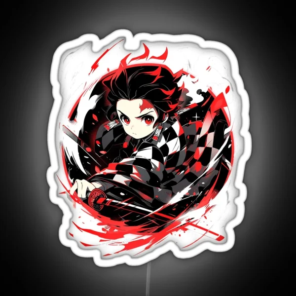 Tanjiro Demon Slayer RGB Neon Sign