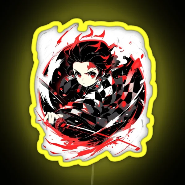 Tanjiro Demon Slayer RGB Neon Sign