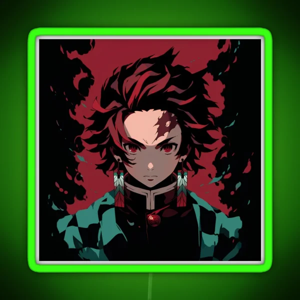 Tanjiro Kamado Demon Slayer 1 RGB Neon Sign