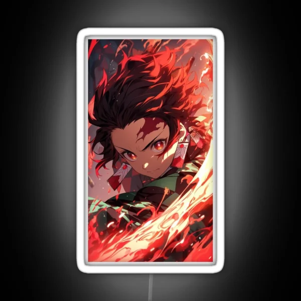 Tanjiro Kamado Demon Slayer AI RGB Neon Sign