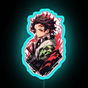 Tanjiro Kamado Demon Slayer RGB Neon Sign