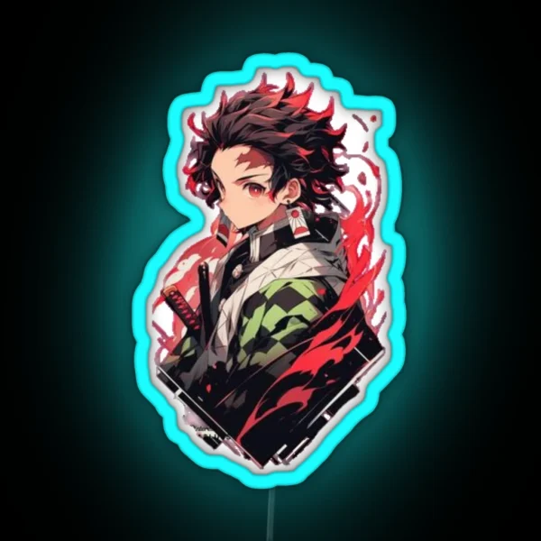 Tanjiro Kamado Demon Slayer RGB Neon Sign