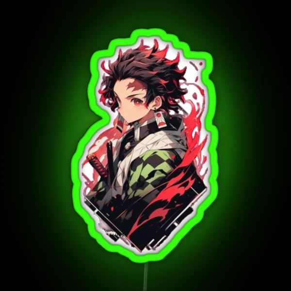 Tanjiro Kamado Demon Slayer RGB Neon Sign