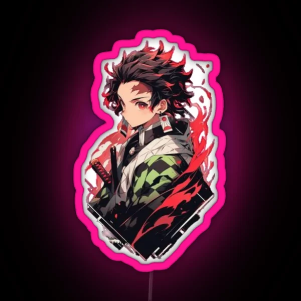 Tanjiro Kamado Demon Slayer RGB Neon Sign
