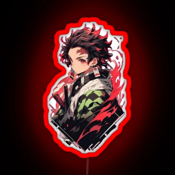 Tanjiro Kamado Demon Slayer RGB Neon Sign