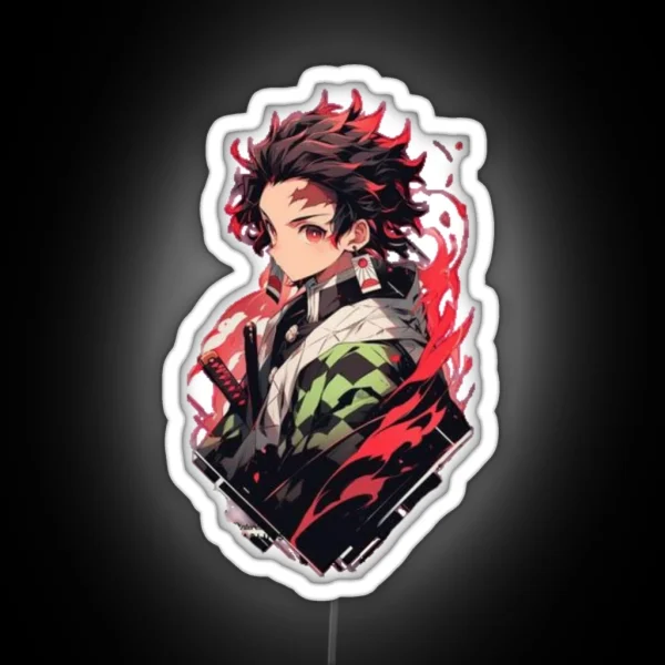 Tanjiro Kamado Demon Slayer RGB Neon Sign