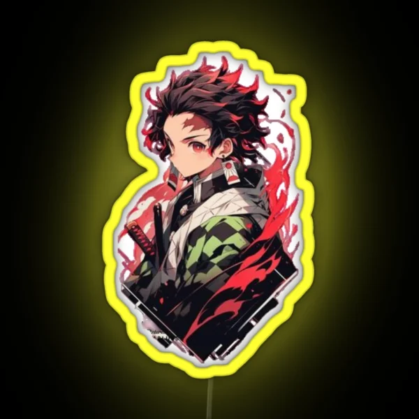 Tanjiro Kamado Demon Slayer RGB Neon Sign