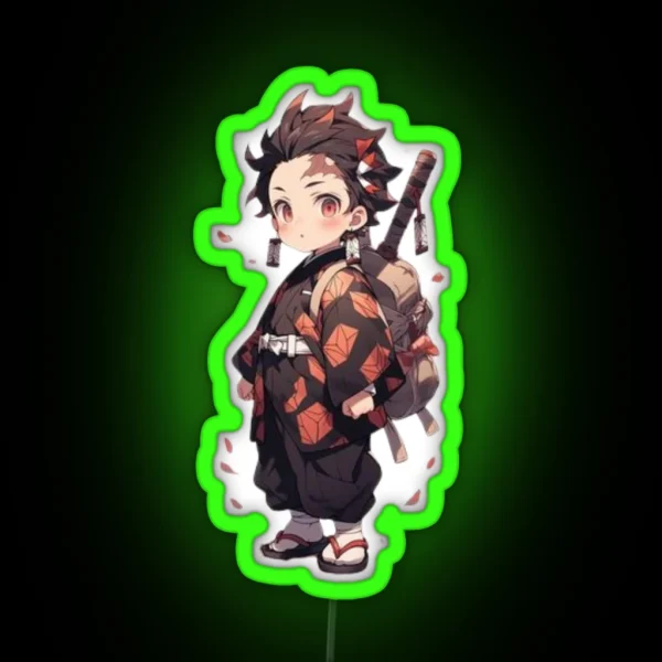 Tanjiro Kamado Demon Slayer RGB Neon Sign