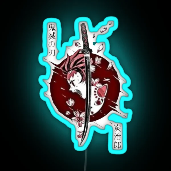 Tanjiro Kamado Demon Slayer RGB Neon Sign