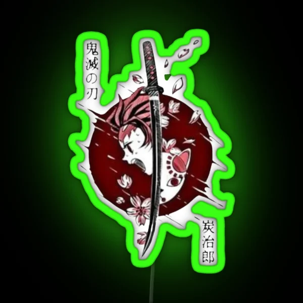Tanjiro Kamado Demon Slayer RGB Neon Sign
