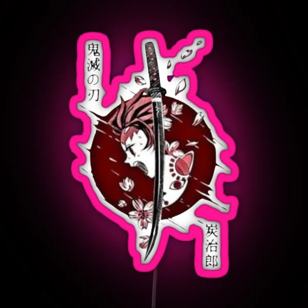Tanjiro Kamado Demon Slayer RGB Neon Sign