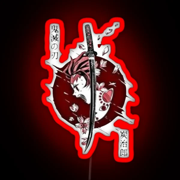 Tanjiro Kamado Demon Slayer RGB Neon Sign
