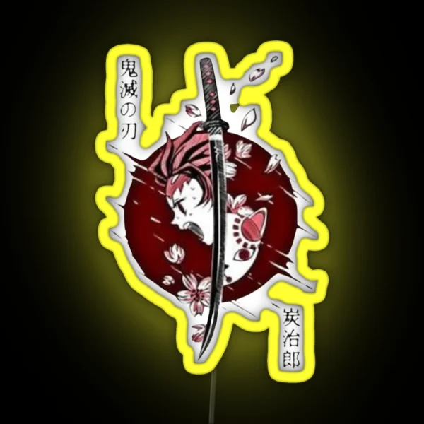 Tanjiro Kamado Demon Slayer RGB Neon Sign