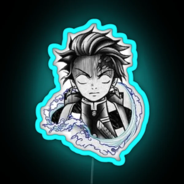 Tanjiro Kamado Demon Slayer RGB Neon Sign