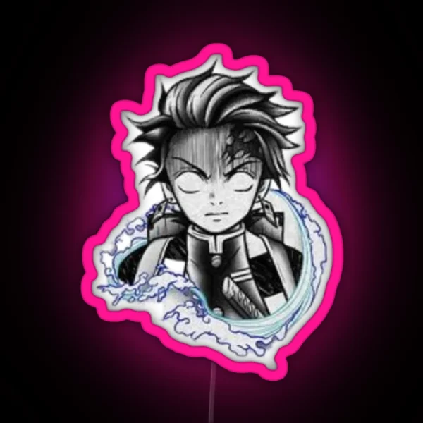 Tanjiro Kamado Demon Slayer RGB Neon Sign