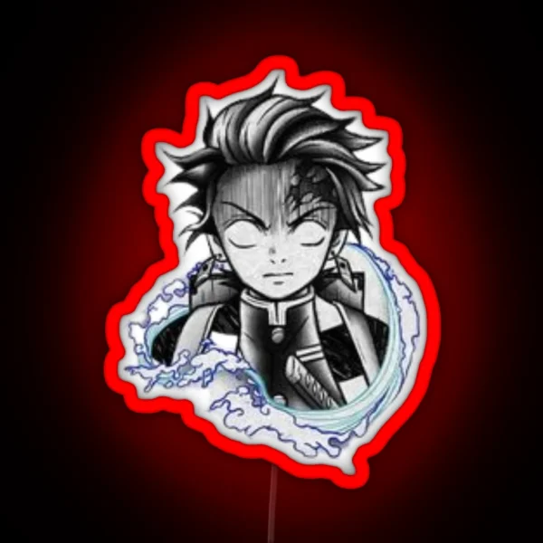 Tanjiro Kamado Demon Slayer RGB Neon Sign