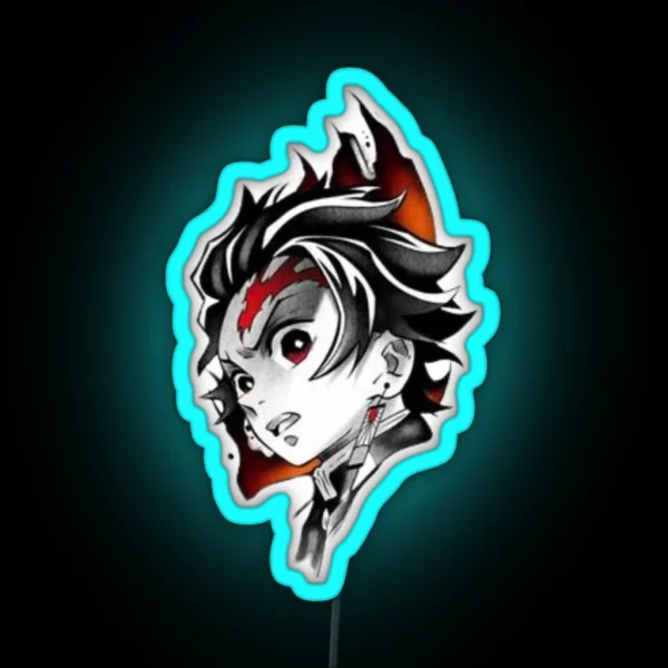 Tanjiro Kamado Demon Slayer RGB Neon Sign