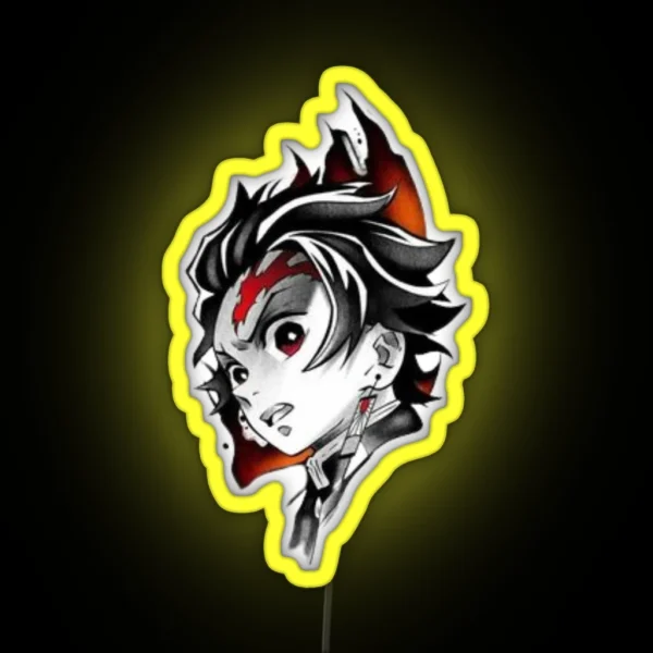 Tanjiro Kamado Demon Slayer RGB Neon Sign