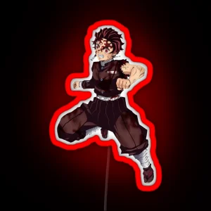 Tanjiro Kamado Kimetsu No Yaiba RGB Neon Sign