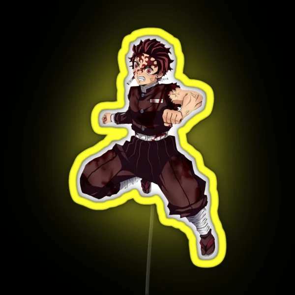 Tanjiro Kamado Kimetsu No Yaiba RGB Neon Sign
