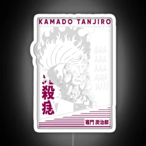 Tanjiro Kamado Kimetsu No Yaiba RGB Neon Sign