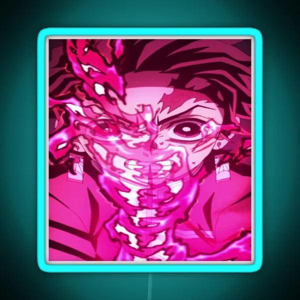 Tanjiro Kamado Kimetsu No Yaiba RGB Neon Sign