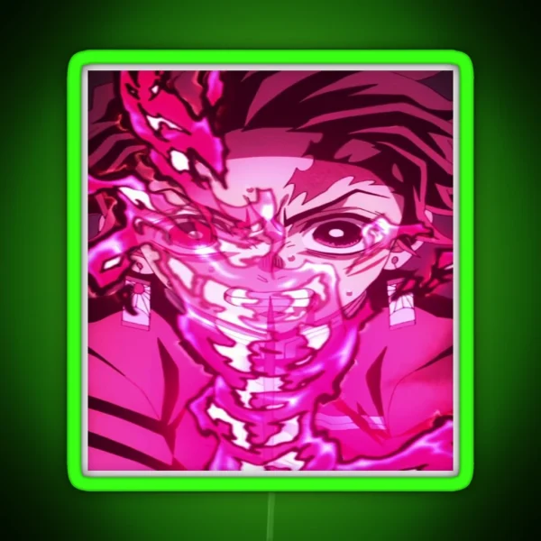 Tanjiro Kamado Kimetsu No Yaiba RGB Neon Sign