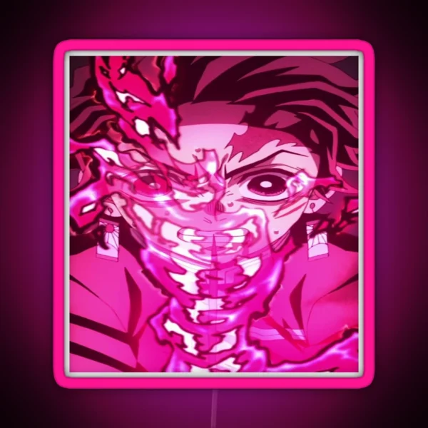Tanjiro Kamado Kimetsu No Yaiba RGB Neon Sign