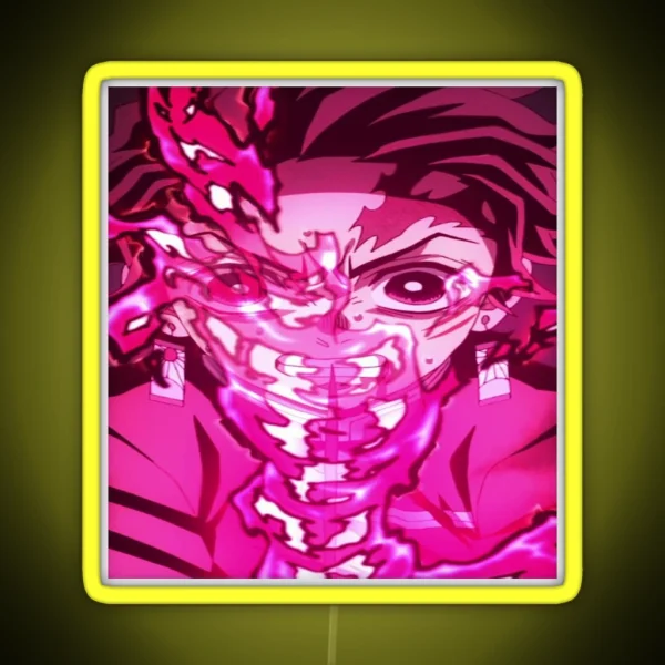 Tanjiro Kamado Kimetsu No Yaiba RGB Neon Sign