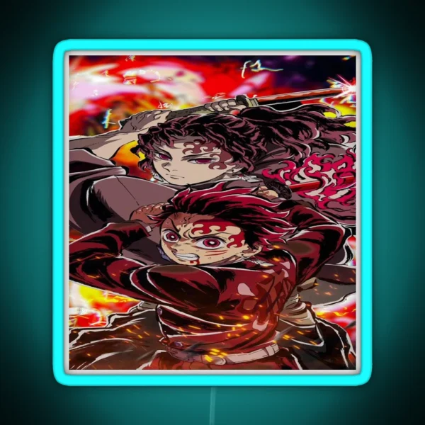 Tanjiro Kamado Kimetsu No Yaiba RGB Neon Sign
