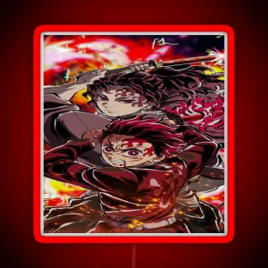 Tanjiro Kamado Kimetsu No Yaiba RGB Neon Sign