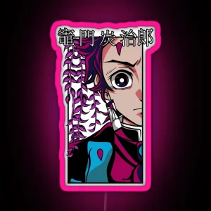 Tanjiro Kamado Kimetsu No Yaiba RGB Neon Sign