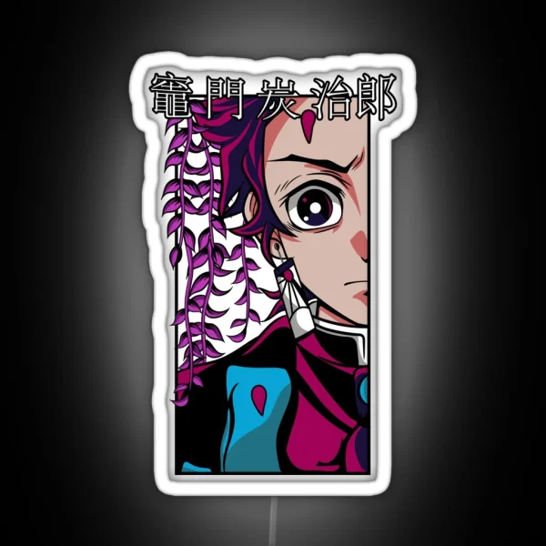 Tanjiro Kamado Kimetsu No Yaiba RGB Neon Sign