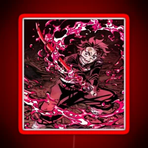 Tanjiro Kamado Kimetsu No Yaiba RGB Neon Sign