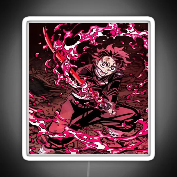 Tanjiro Kamado Kimetsu No Yaiba RGB Neon Sign