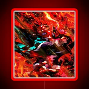 Tanjiro Kamado Kimetsu No Yaiba RGB Neon Sign