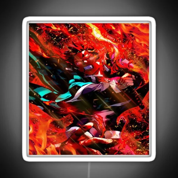 Tanjiro Kamado Kimetsu No Yaiba RGB Neon Sign