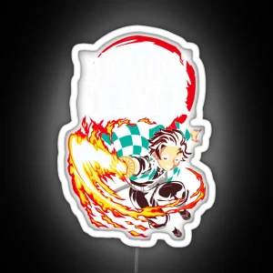 Tanjiro Kamado Kimetsu No Yaiba RGB Neon Sign
