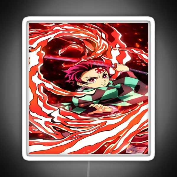 Tanjiro Kamado Kimetsu No Yaiba RGB Neon Sign