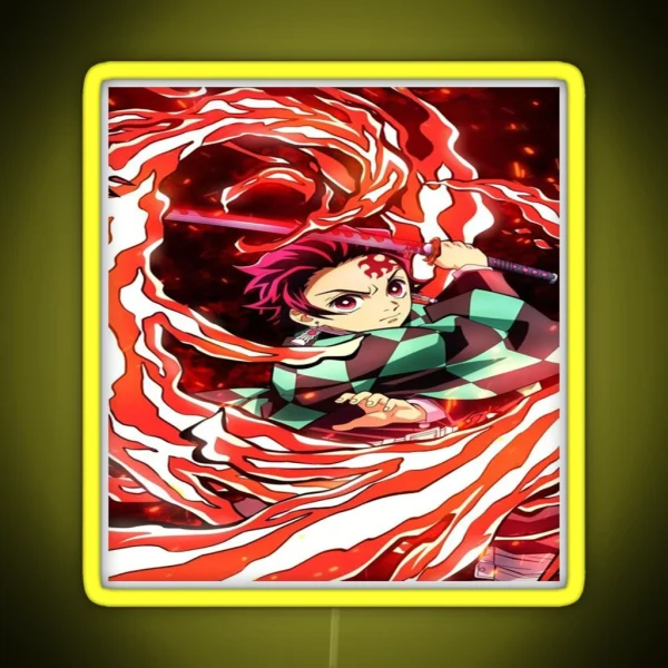 Tanjiro Kamado Kimetsu No Yaiba RGB Neon Sign