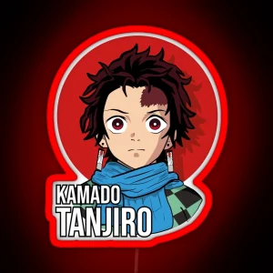 Tanjiro Kamado Kimetsu No Yaiba RGB Neon Sign