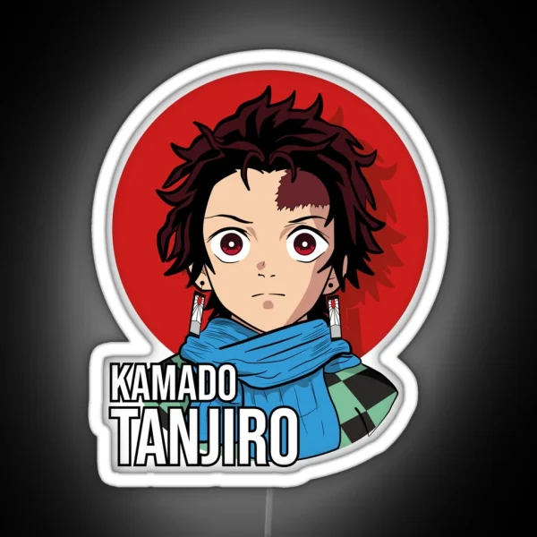 Tanjiro Kamado Kimetsu No Yaiba RGB Neon Sign