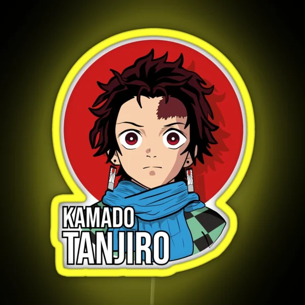 Tanjiro Kamado Kimetsu No Yaiba RGB Neon Sign