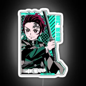 Tanjiro Kamado Kimetsu No Yaiba RGB Neon Sign