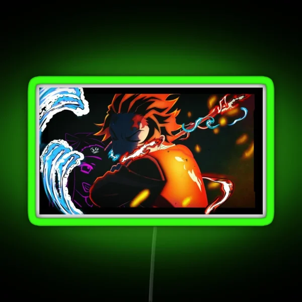 Tanjiro Kamado RGB Neon Sign