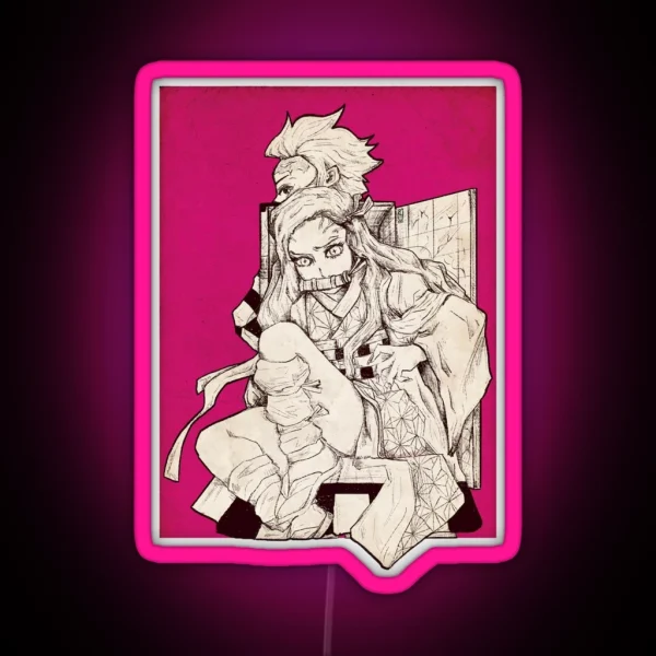 Tanjiro Kamado RGB Neon Sign