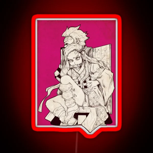 Tanjiro Kamado RGB Neon Sign